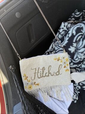 “Hitched” beaded crossbody bag!